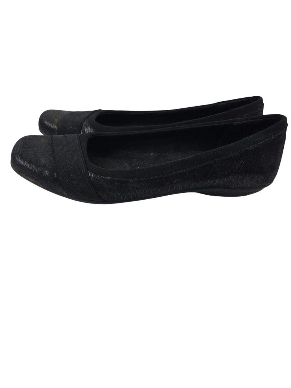 Mootsies Tootsies Modorchester Loafers Womens 10M Flats Black Fabric Shoes - Picture 3 of 8